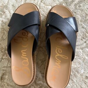 Sam Edelman Black Slide Sandals